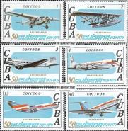 Známky Kuba 1979 Letectvo, nerazítkovaná séria MNH - Kliknutím na obrázok zatvorte -